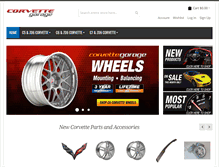 Tablet Screenshot of corvettegarage.com